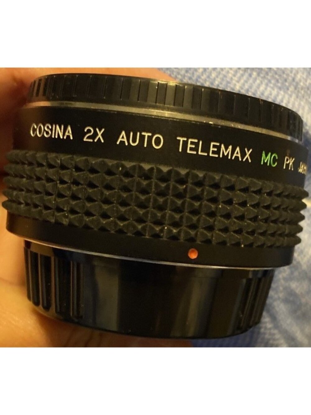 Vintage Cosina 2x Auto Telemax MC PK Lens Made In Japan and Case